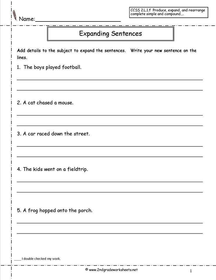 30 Copying Sentences Worksheets For Kindergarten