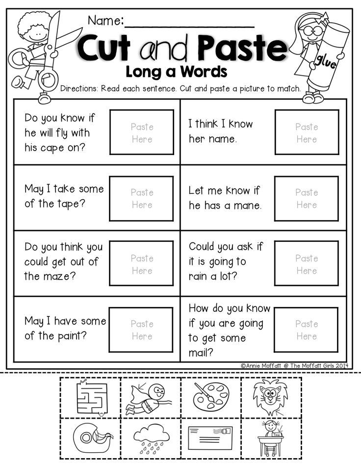 30 Cut And Paste Worksheets 3Rd Grade