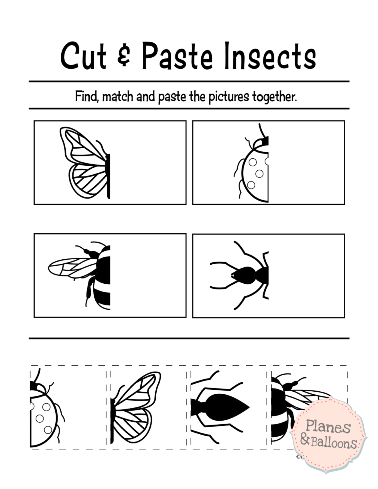 30 Cut And Paste Worksheets 3Rd Grade