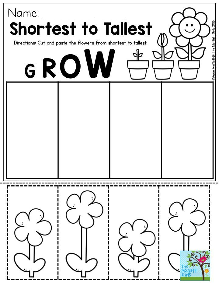 30 Cut And Paste Worksheets For Kids