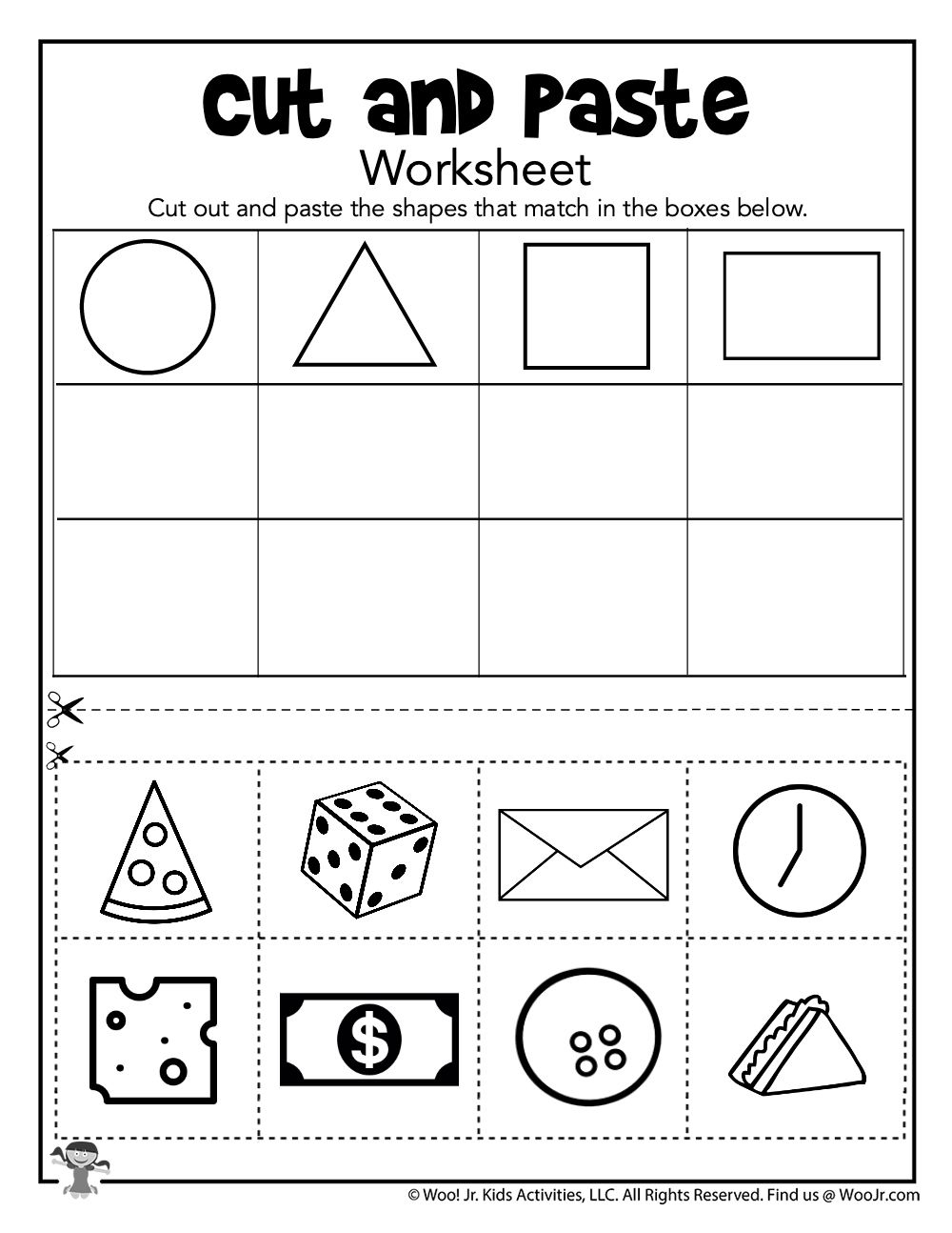 30 Cut And Paste Worksheets For Kids