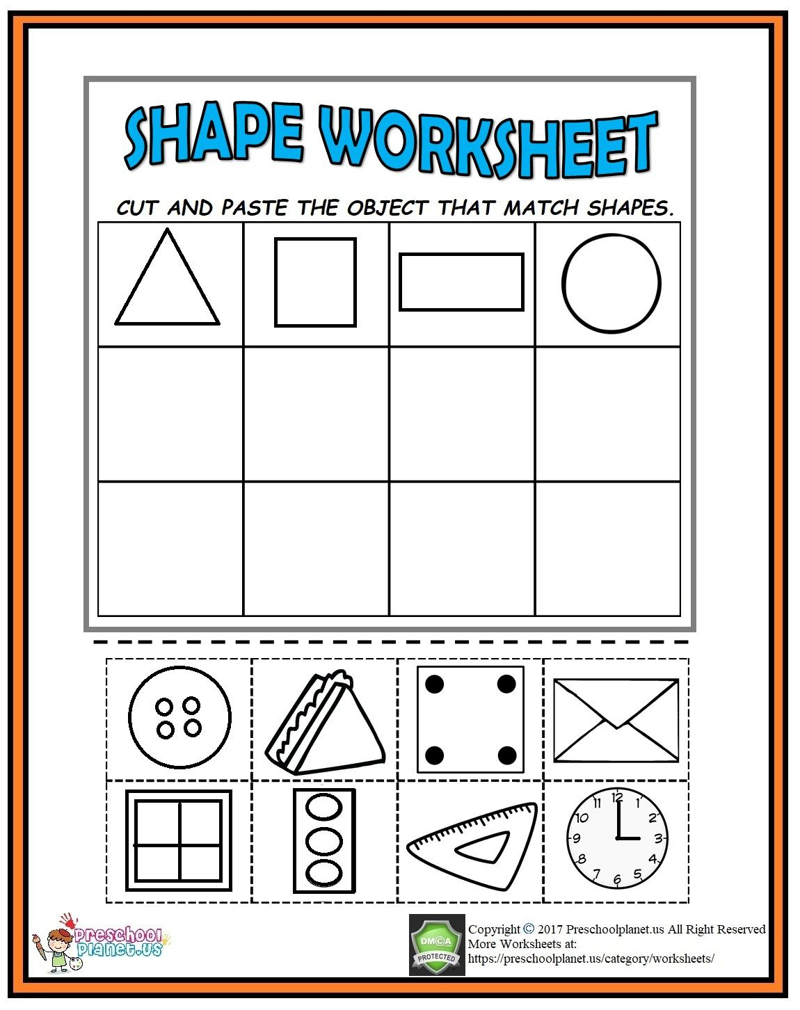 30 Cut And Paste Worksheets For Kids