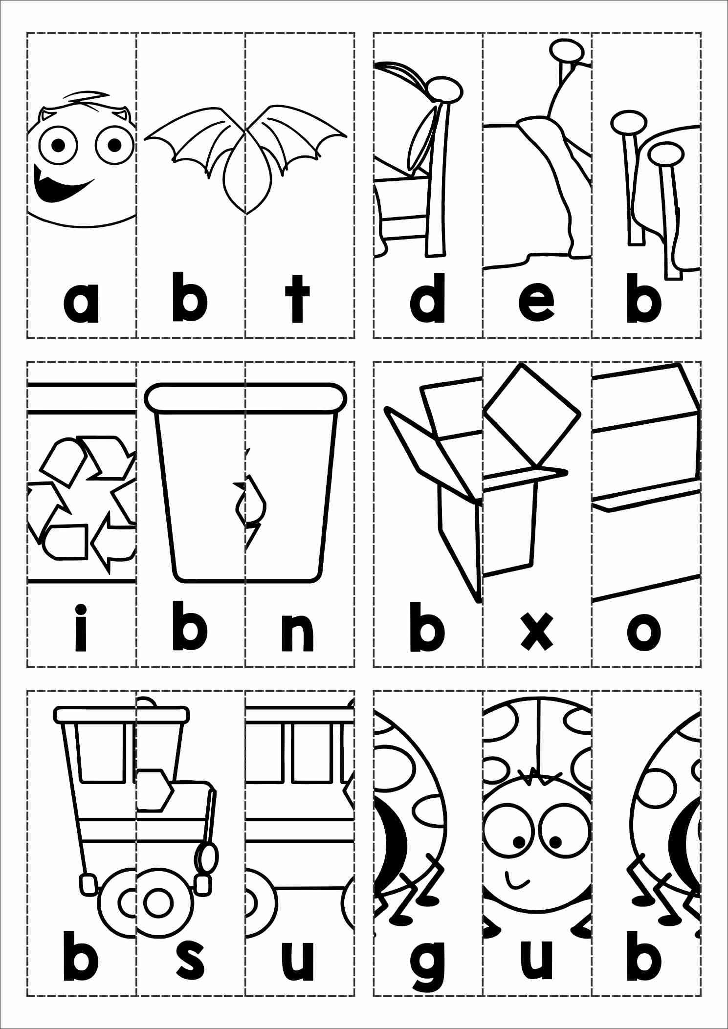 30 Cut And Paste Worksheets For Kids