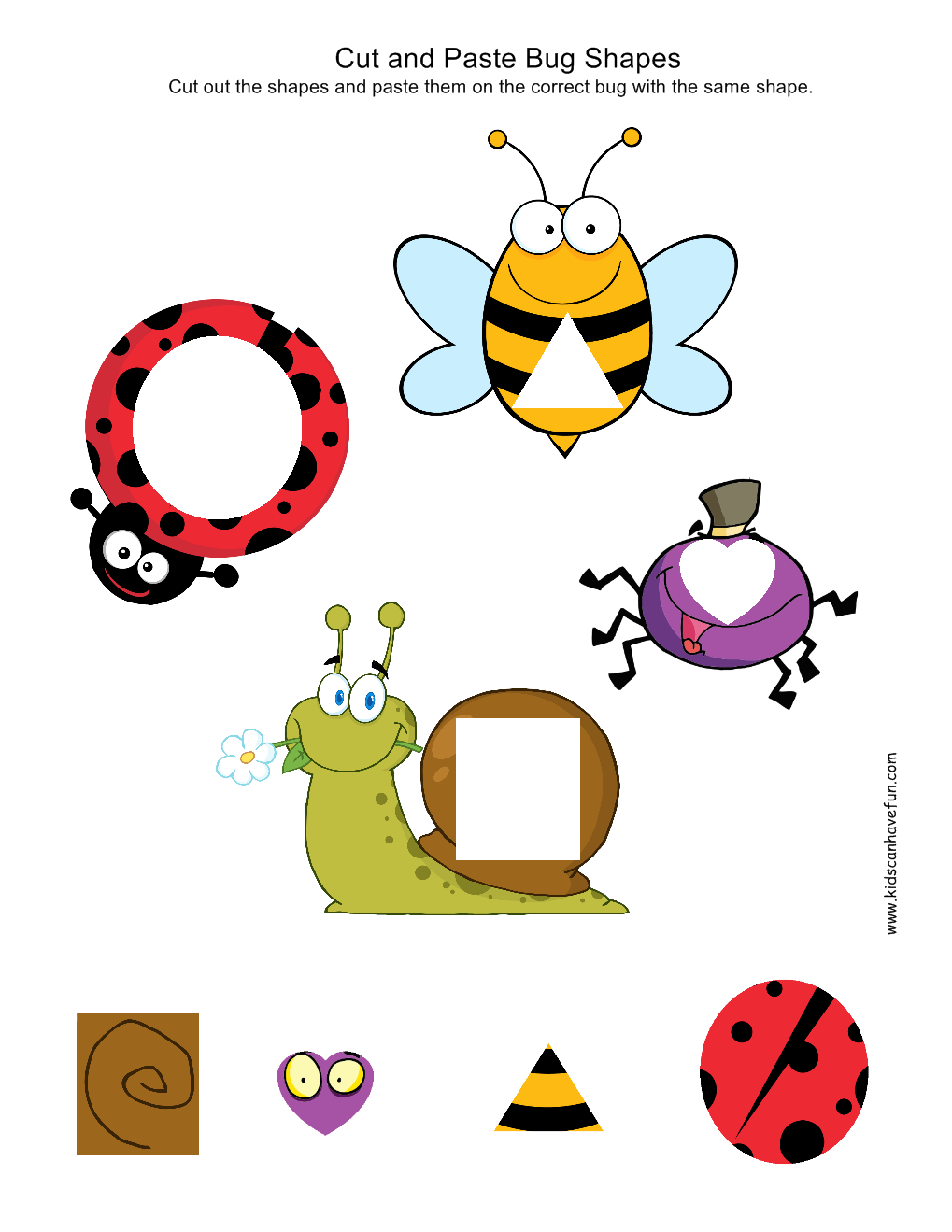 30 Cut And Paste Worksheets For Kids