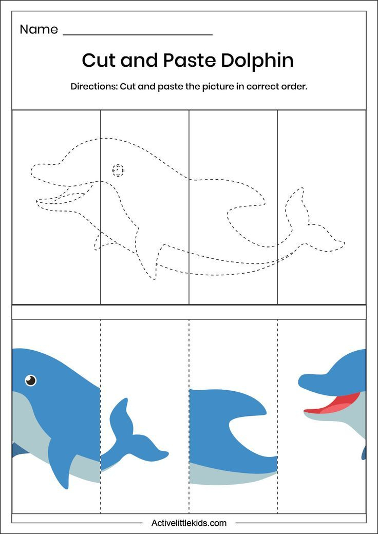 30 Cut And Paste Worksheets For Kids