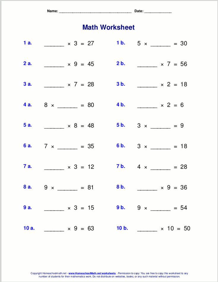 30 Division And Multiplication Worksheets 3Rd Grade