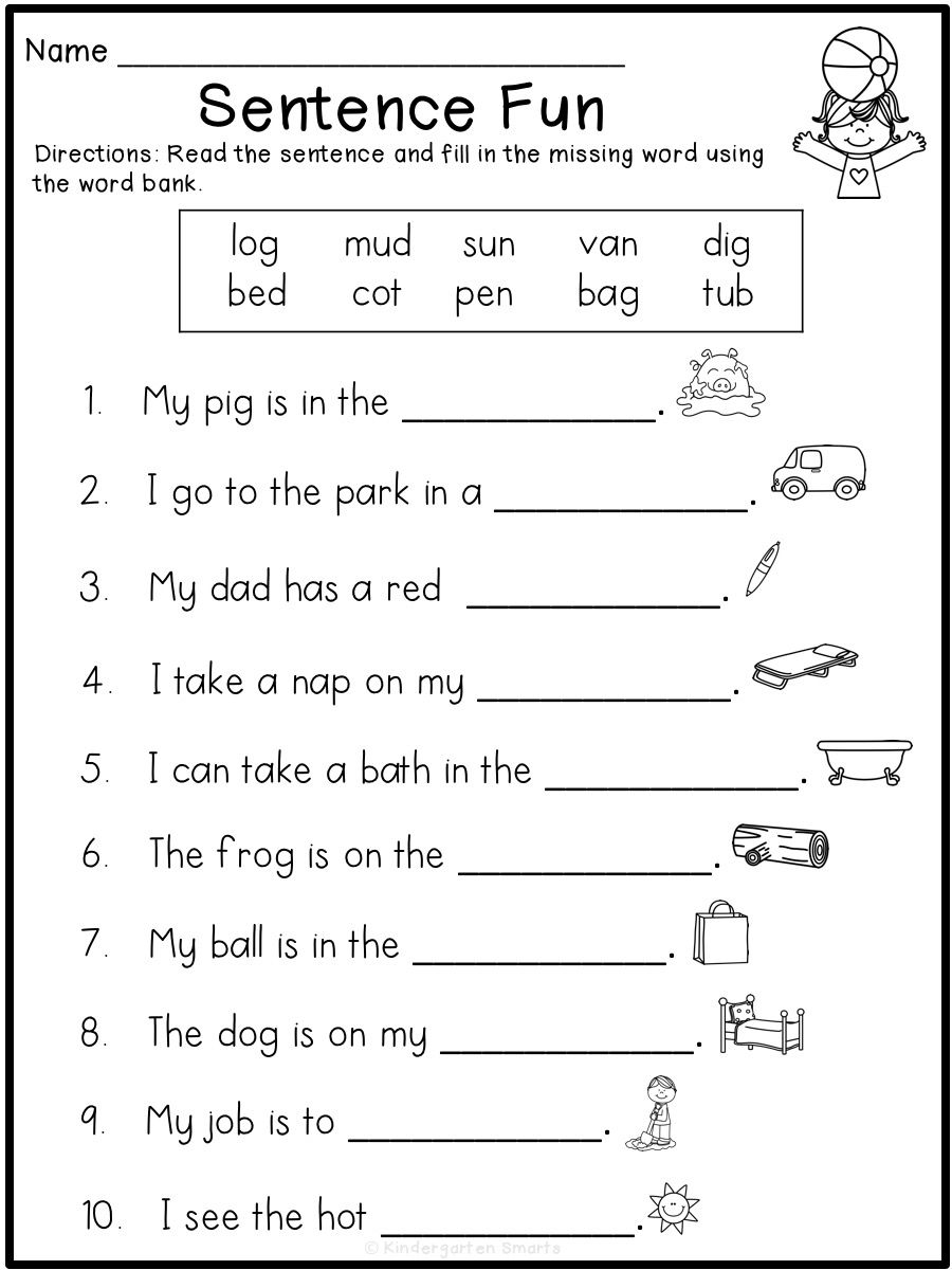 30 English Worksheets For Grade 1 Vocab