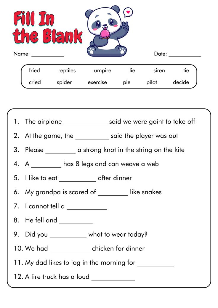 30 English Worksheets For Grade 1 Vocab