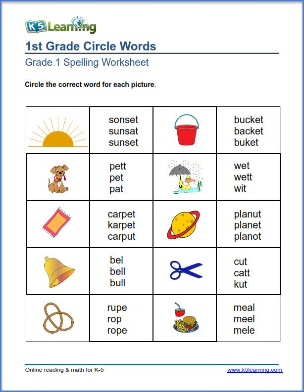 30 English Worksheets For Grade 1 Vocab