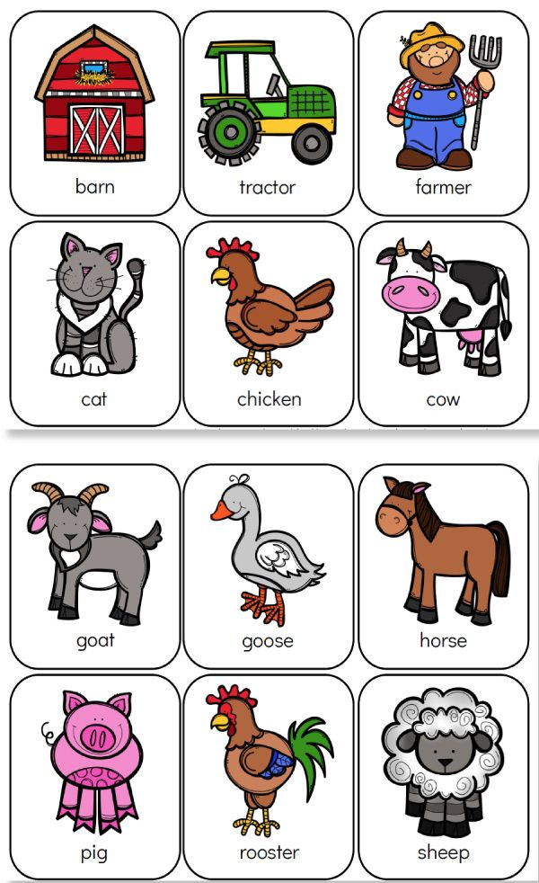 30 Farm Animals Worksheets For Kids Kindergarten