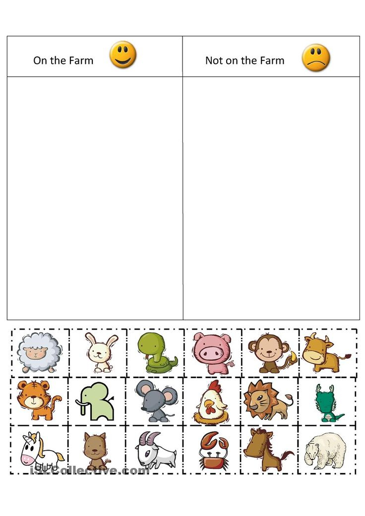 30 Farm Animals Worksheets For Kids Kindergarten