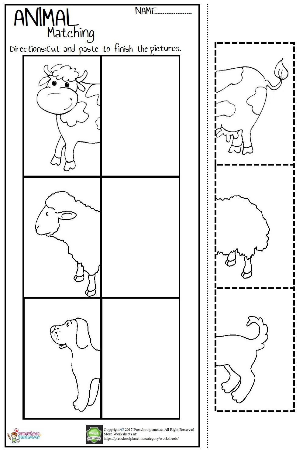 30 Farm Animals Worksheets For Kids Kindergarten