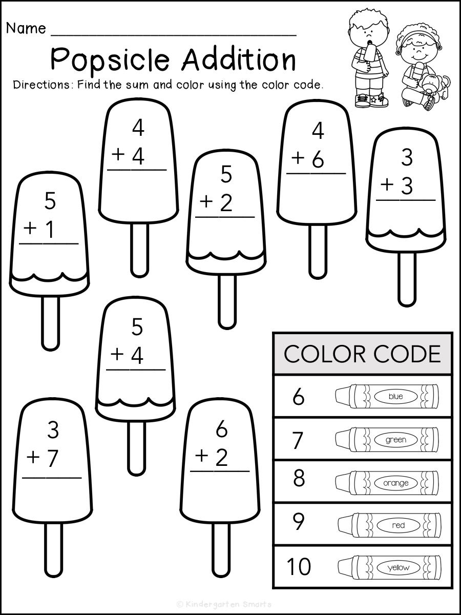 30 Fun Worksheets For Kindergarten Math