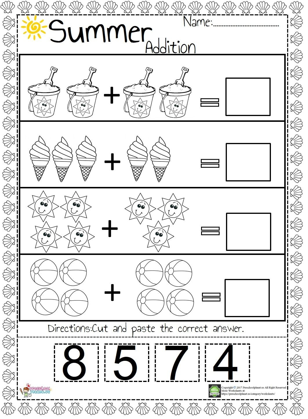 30 Fun Worksheets For Kindergarten Math