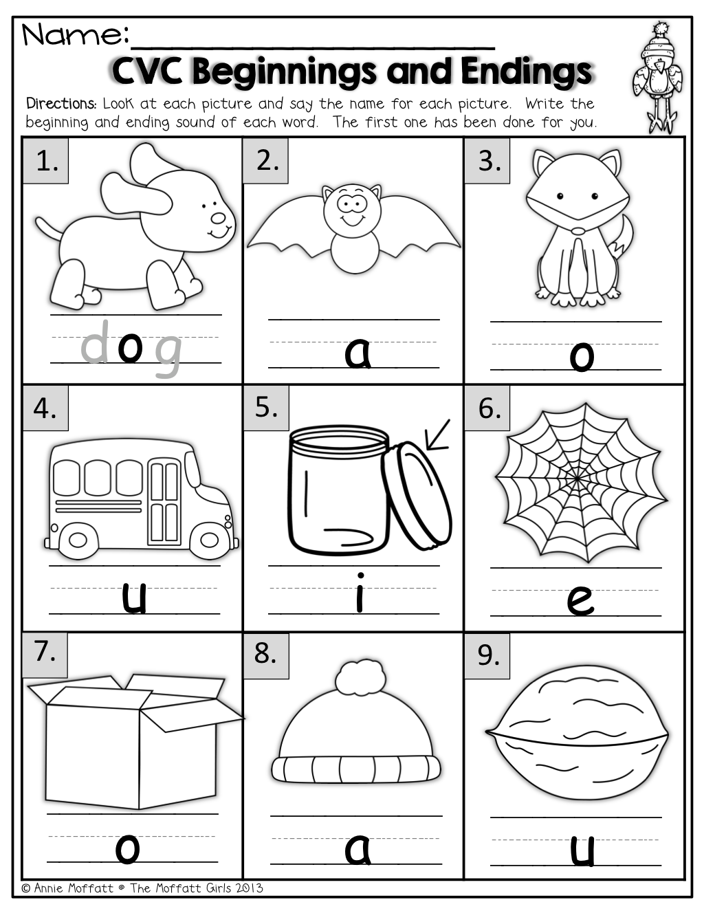 30 Language Arts Worksheets For Kindergarten