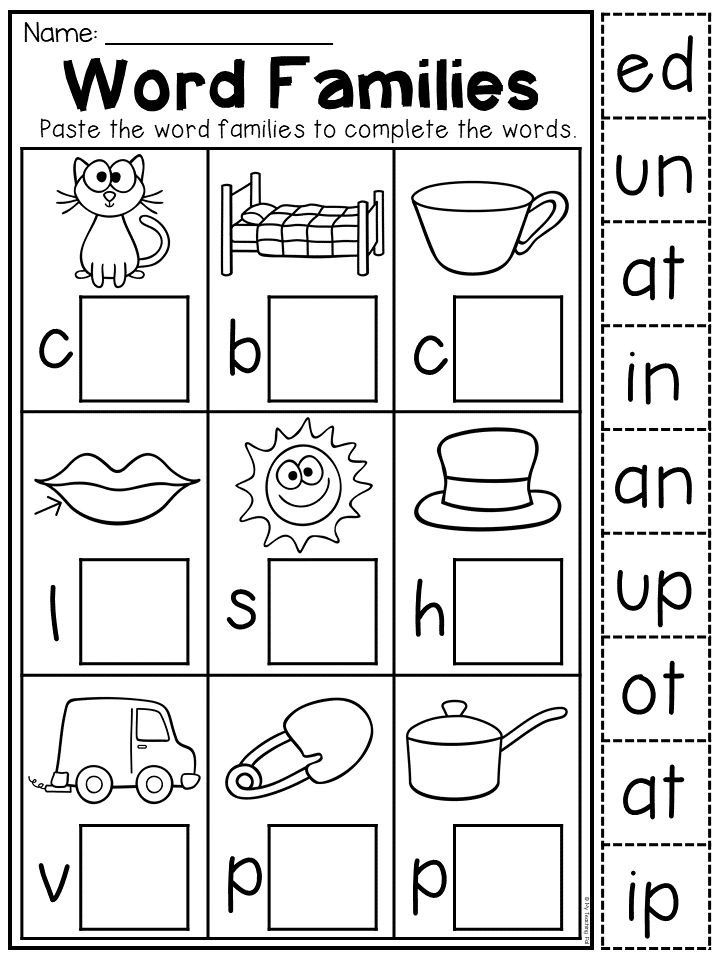 30 Language Arts Worksheets For Kindergarten