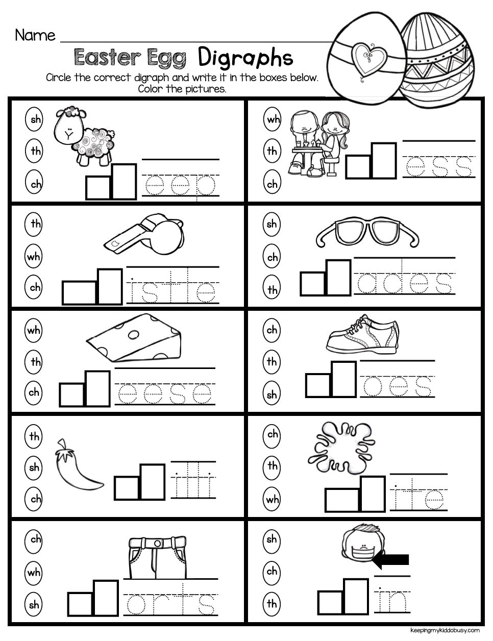 30 Language Arts Worksheets For Kindergarten