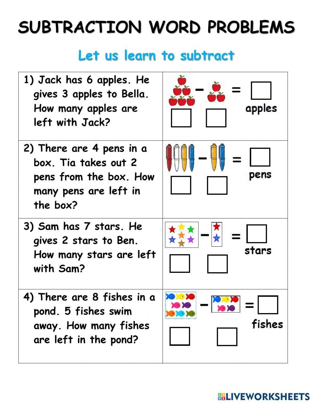 30 Math Grade 3 Worksheets Word Problems