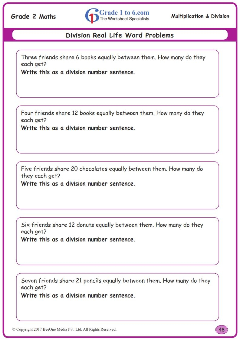 30 Math Grade 3 Worksheets Word Problems