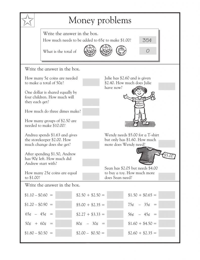 30 Math Grade 3 Worksheets Word Problems