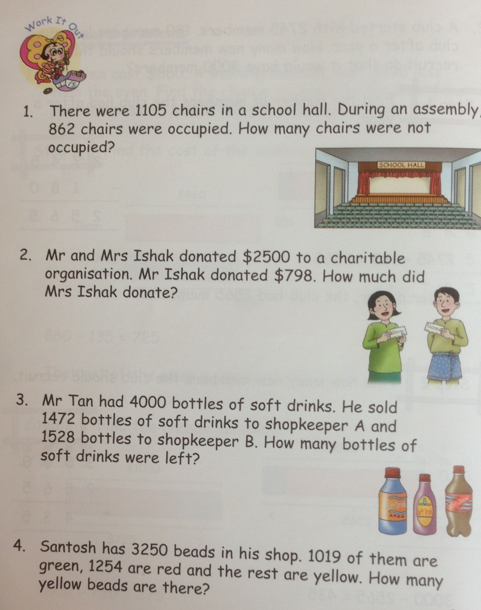 30 Math Grade 3 Worksheets Word Problems