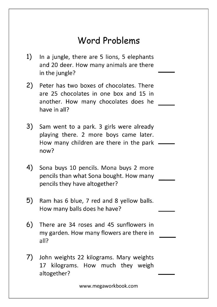 30 Math Grade 3 Worksheets Word Problems