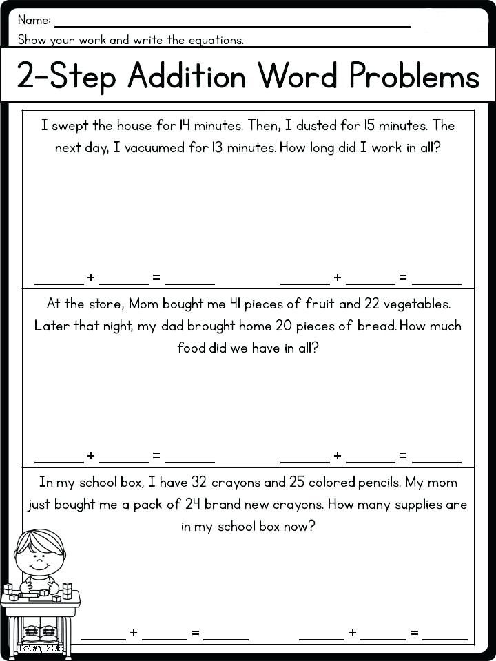 30 Math Grade 3 Worksheets Word Problems