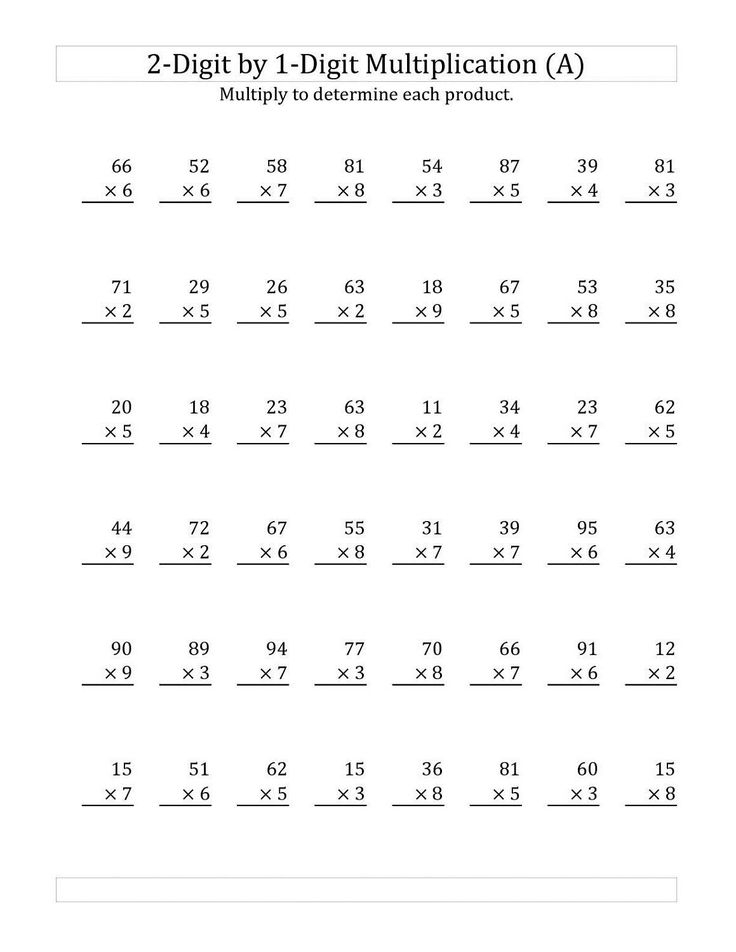 30 Multiplication Worksheets 2 5 10