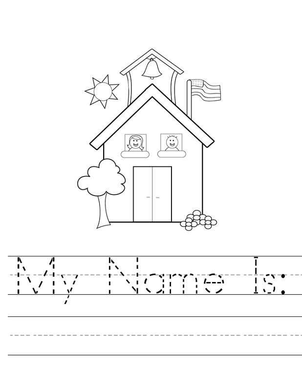 30 My Name Worksheets For Kindergarten