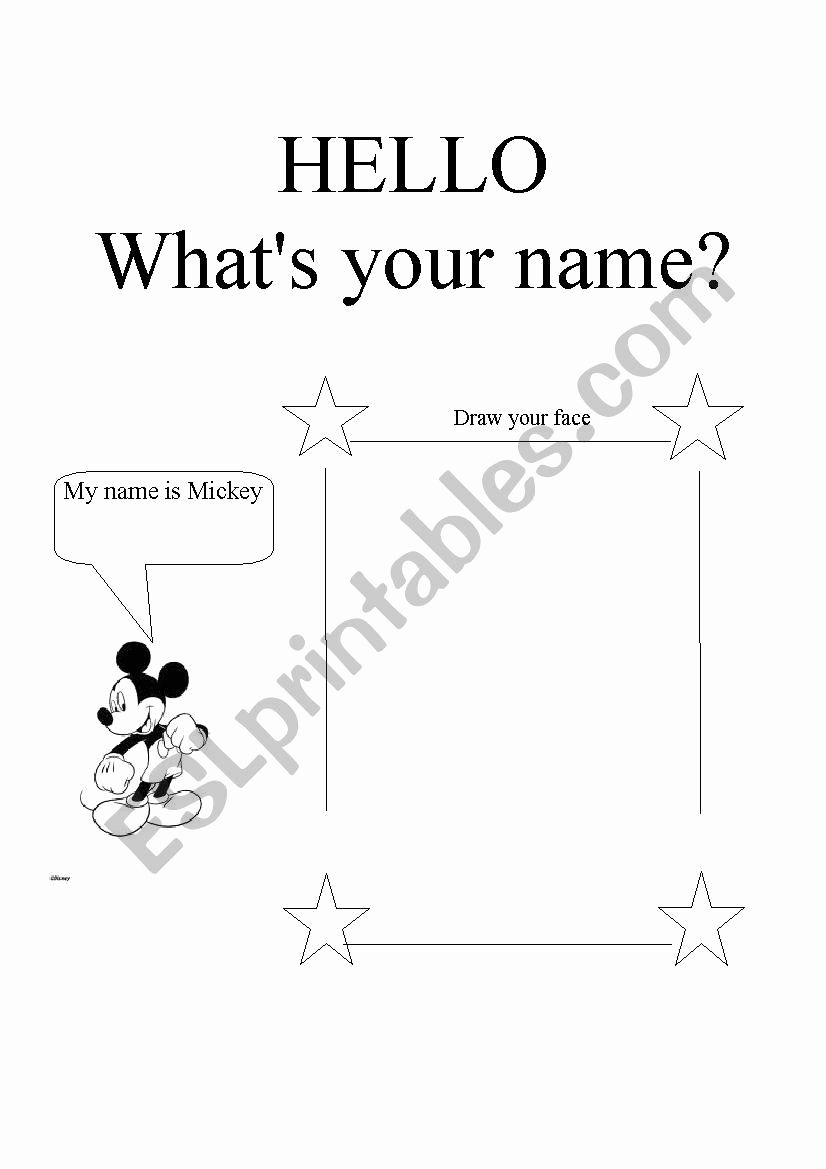 30 My Name Worksheets For Kindergarten