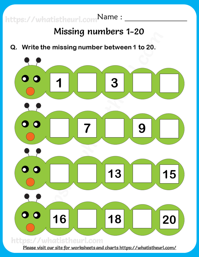 30 Numbers 1-15 Worksheets Kindergarten Printable