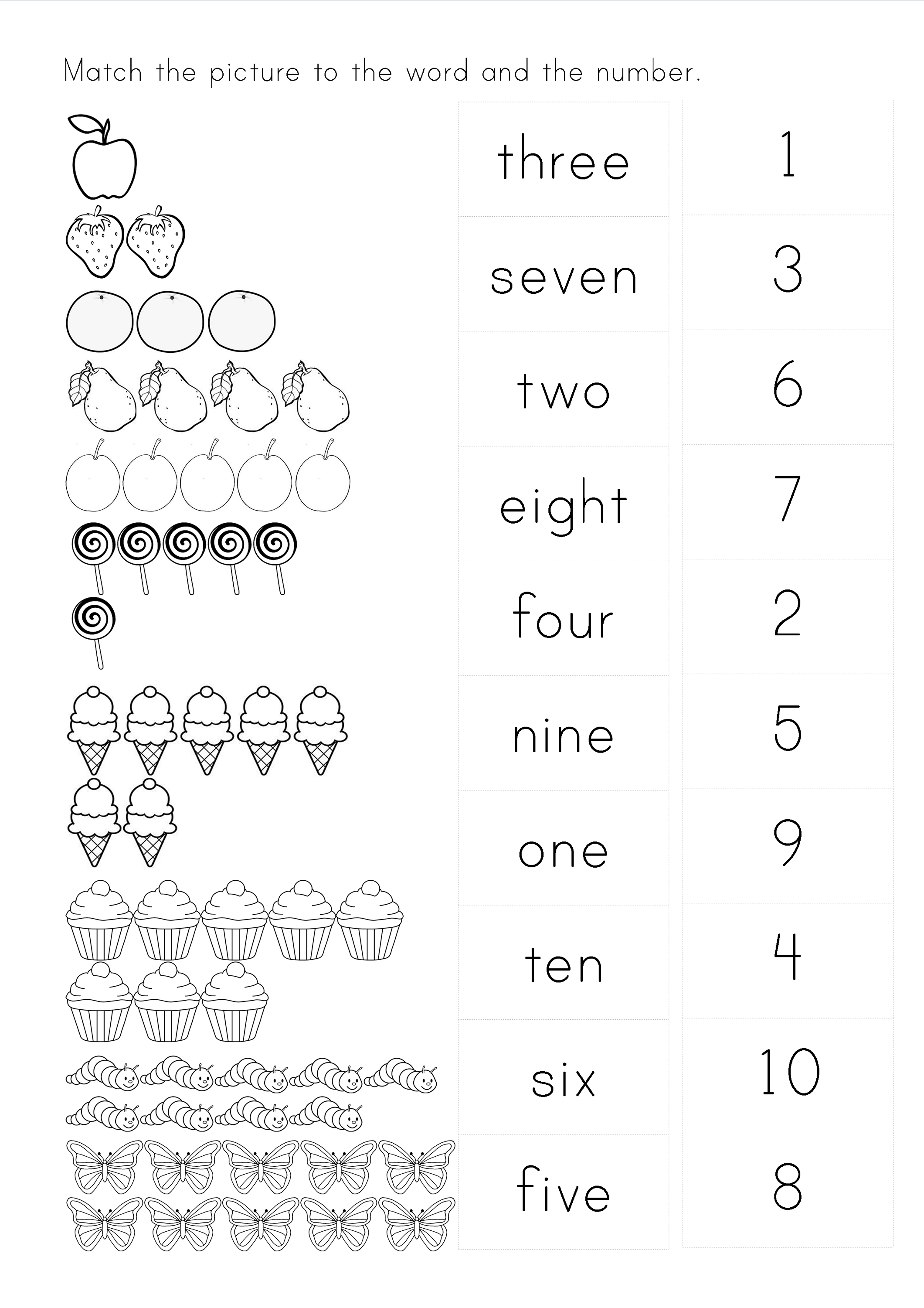 30 Numbers 1-15 Worksheets Kindergarten Printable