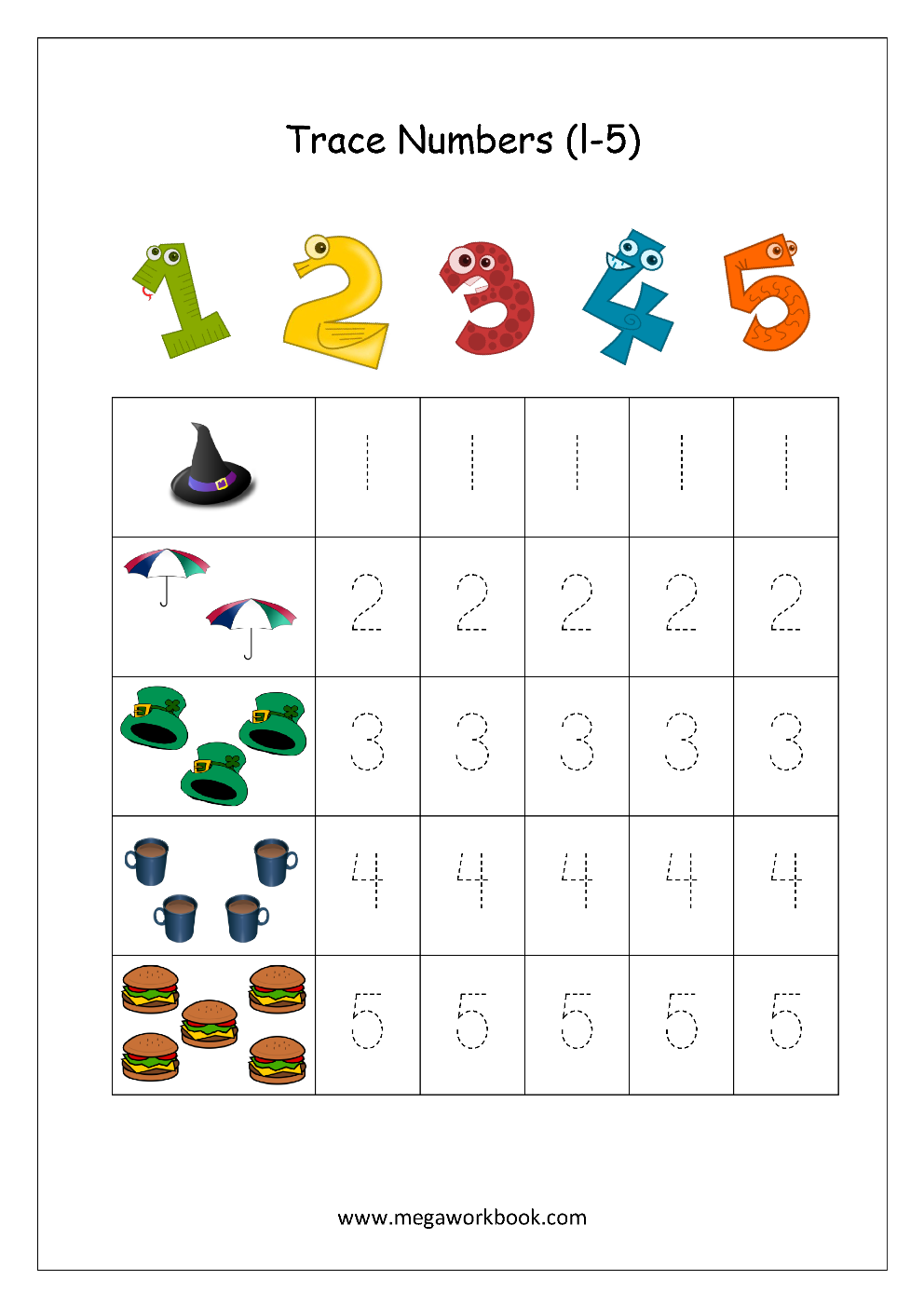 30 Numbers 1 To 10 Worksheets Preschool Math