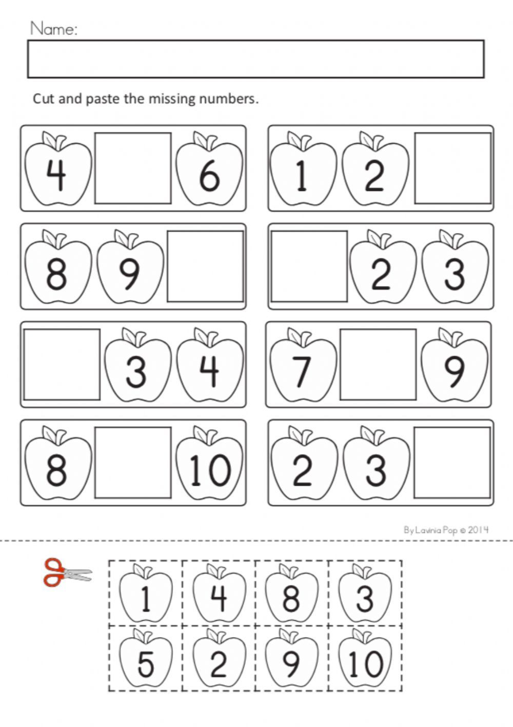 30 Numbers 1 To 10 Worksheets Preschool Math