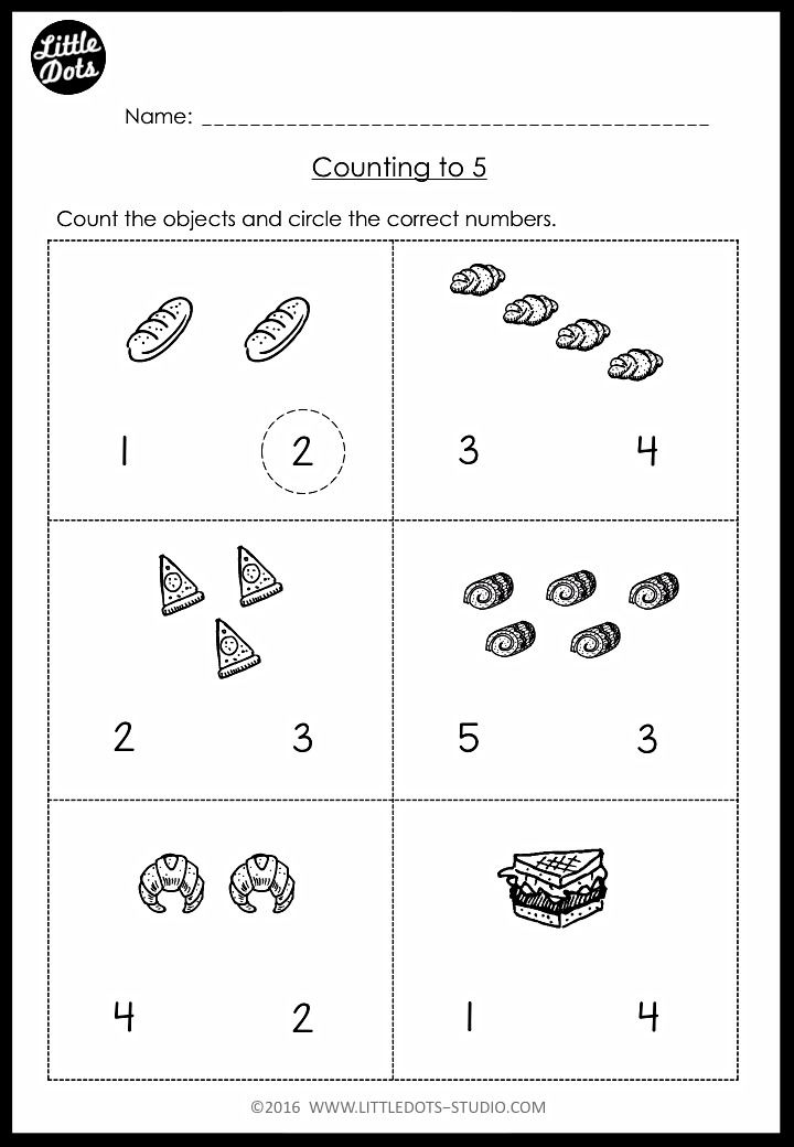 30 Numbers 1 To 10 Worksheets Preschool Math