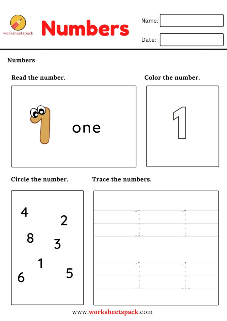 30 Numbers 1 To 10 Worksheets Preschool Math