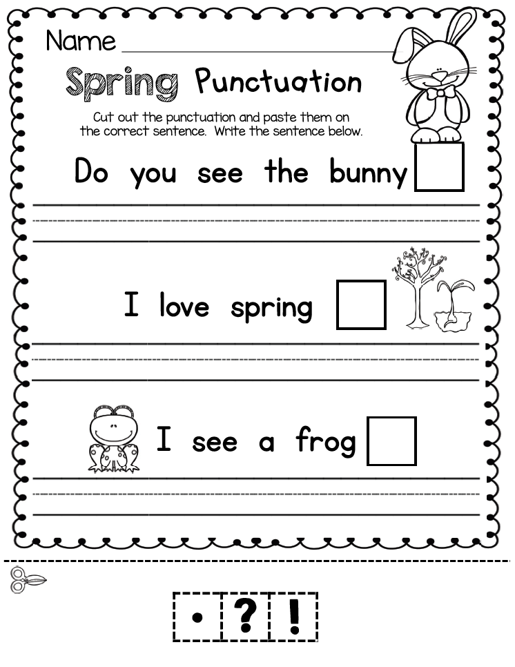 30 Question Mark Worksheets For Kindergarten