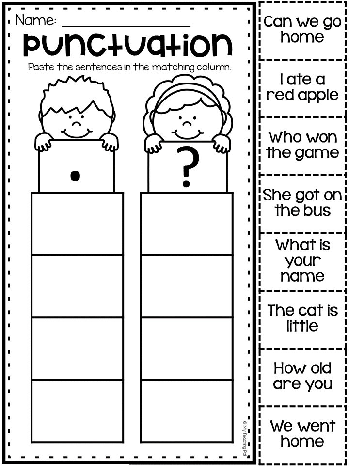 30 Question Mark Worksheets For Kindergarten