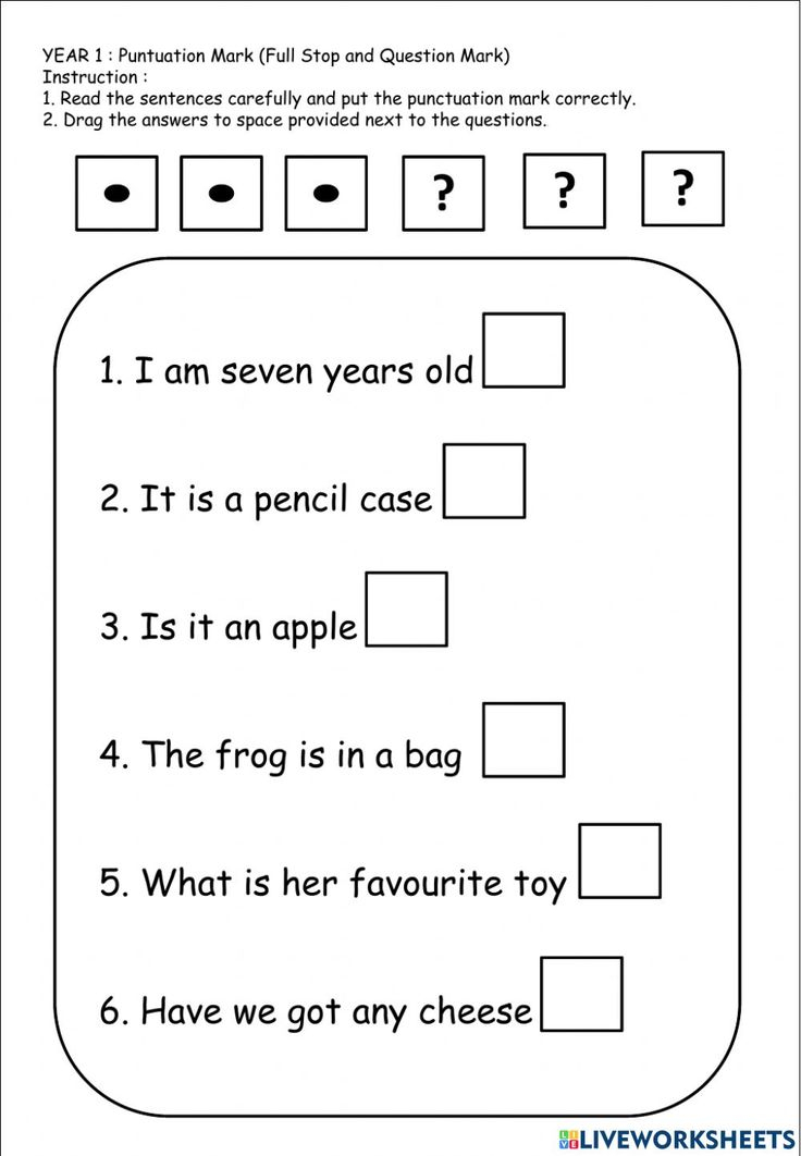 30 Question Mark Worksheets For Kindergarten