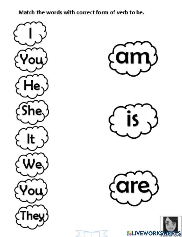 30 Verb To Be Worksheets Activities Kindergarten