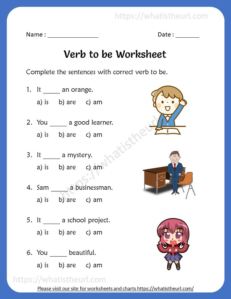 30 Verb To Be Worksheets Activities Kindergarten