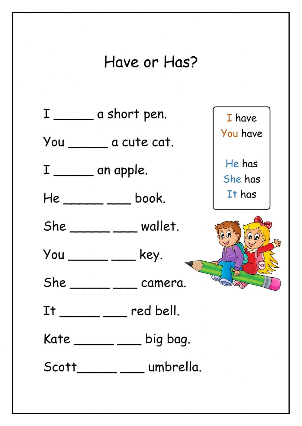 30 Verb To Be Worksheets Activities Kindergarten