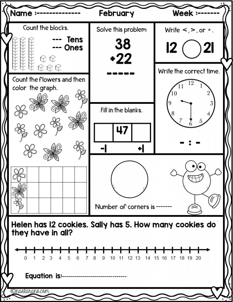 21 1St Grade Worksheets Math