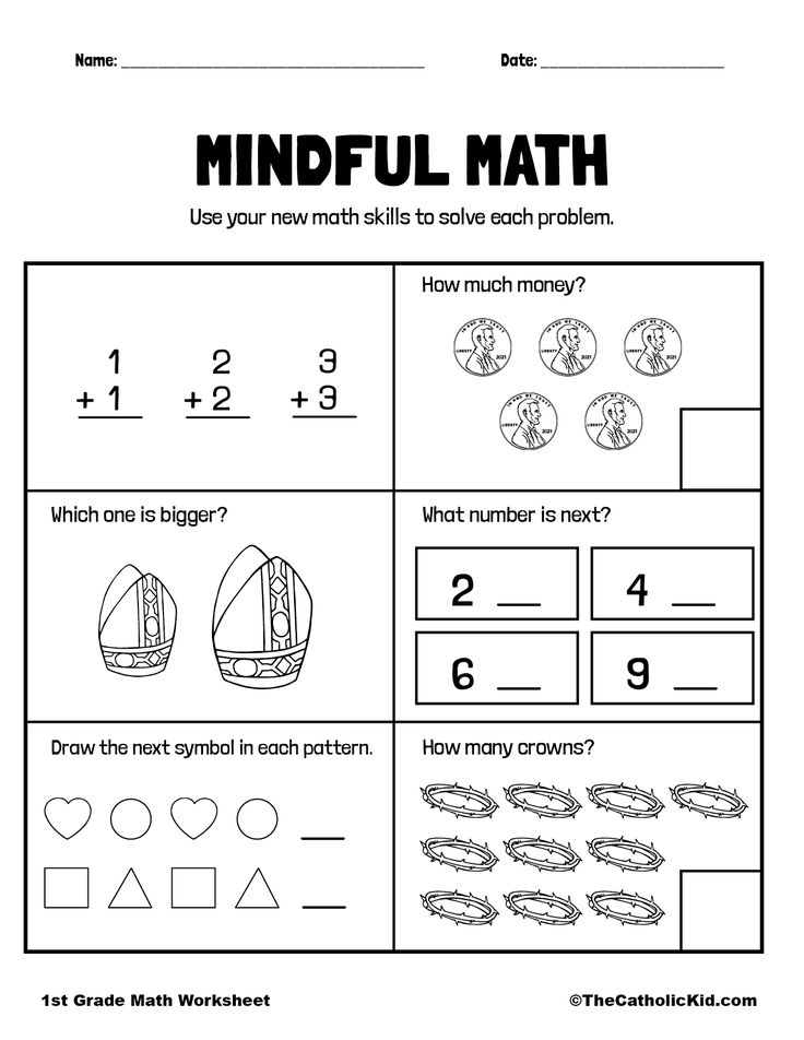 21 1St Grade Worksheets Math