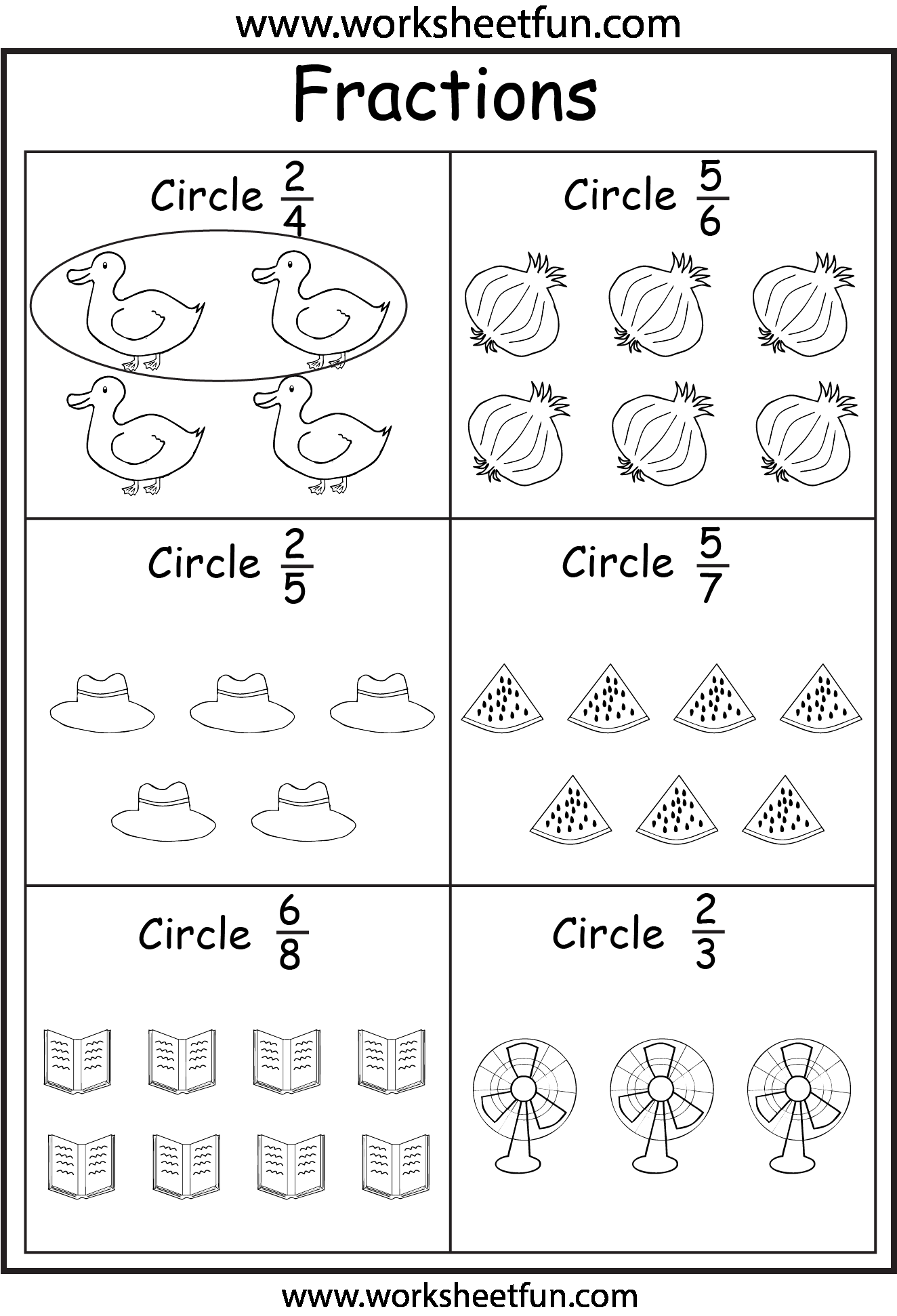 21 4Th Grade Math Worksheets Fractions Free Printable