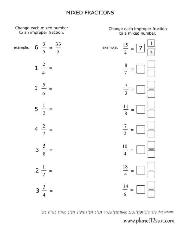 21 4Th Grade Math Worksheets Fractions Free Printable