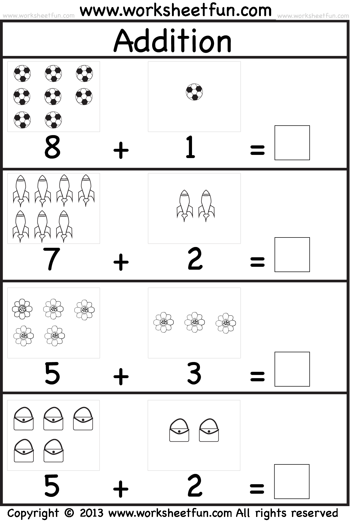 21 Addition 20 Worksheets Kindergarten