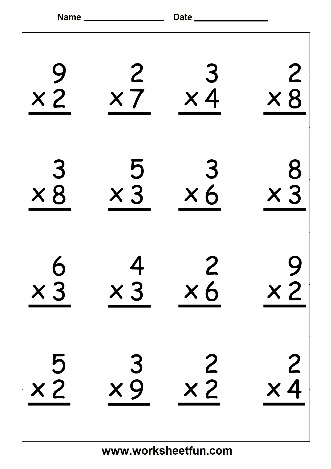 21 Division And Multiplication Worksheets 3Rd Grade