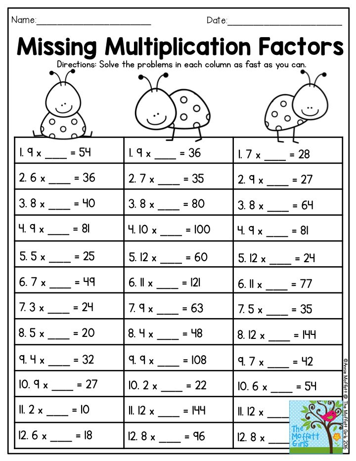 21 Division And Multiplication Worksheets 3Rd Grade