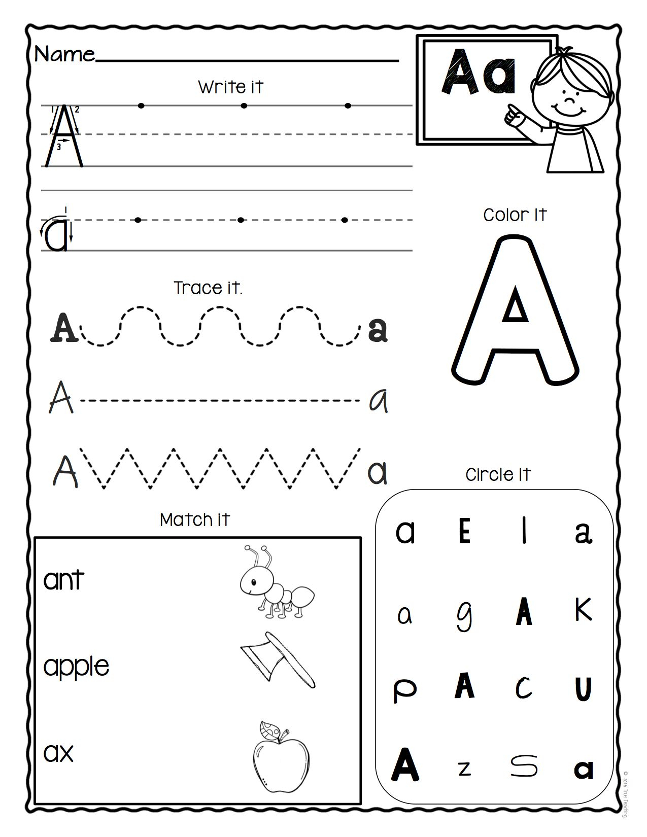 21 Fun Learning Worksheets For Kindergarten